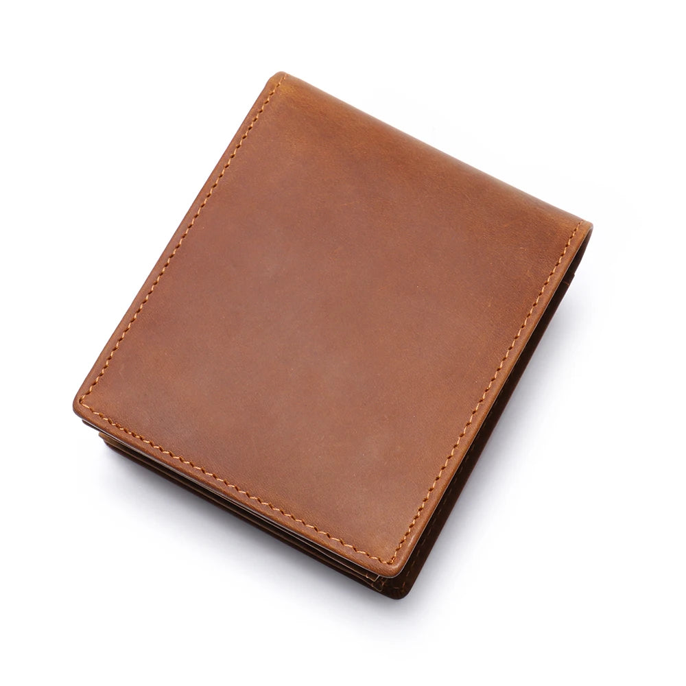 Lange Leren Portemonnee voor Heren – Vintage Stijl