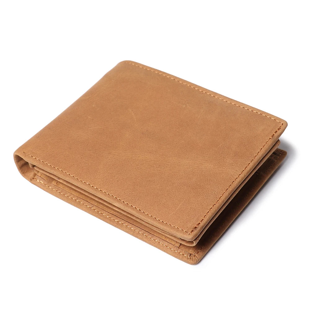 Lange Leren Portemonnee voor Heren – Vintage Stijl